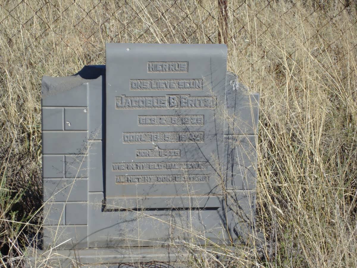 BRITS Jacobus B. 1926-1942