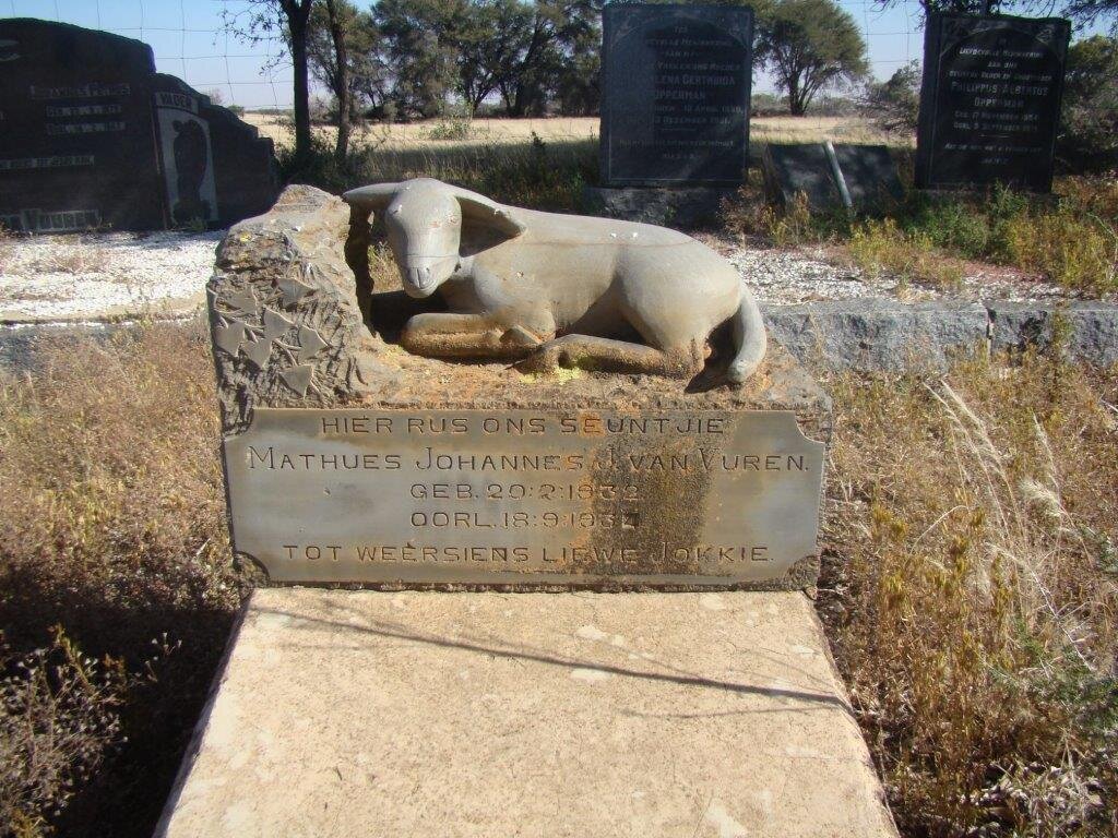 VUREN Matheus Johannes, J. van 1932 -1934