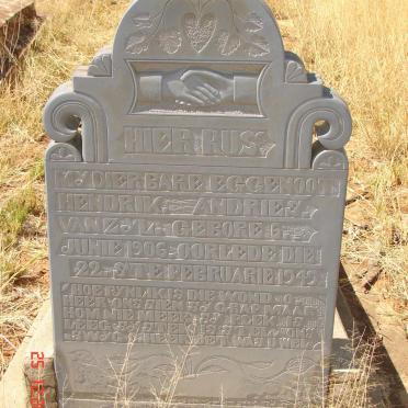 ZYL Hendrik Andries, van 1906-1949