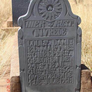 SCHEEPERS Louis Daniel Martines 1856-1931