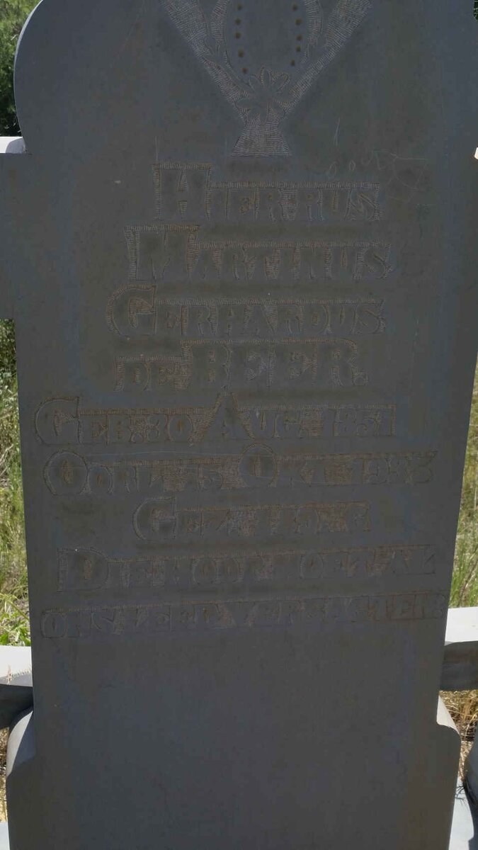 BEER Martinus Gerhardus, de 1851-1935