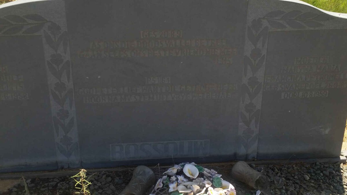 ROSSOUW Maryna Maria Francina Petronella nee SWANEPOEL -1959 :: ROSSOUW ?