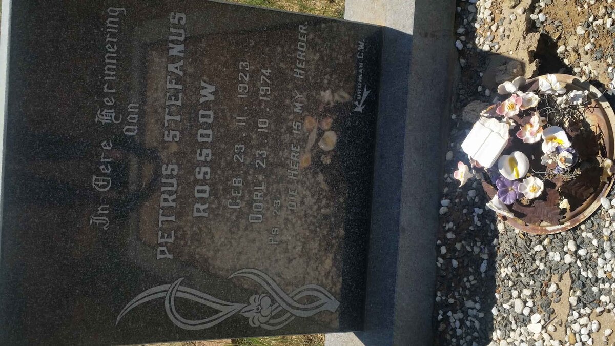 ROSSOOW Petrus Stefanus 1923-1974