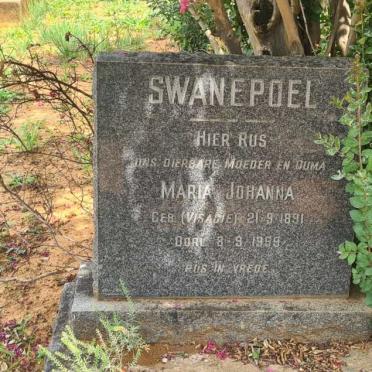SWANEPOEL Maria Johanna nee VISAGIE 1891-1959