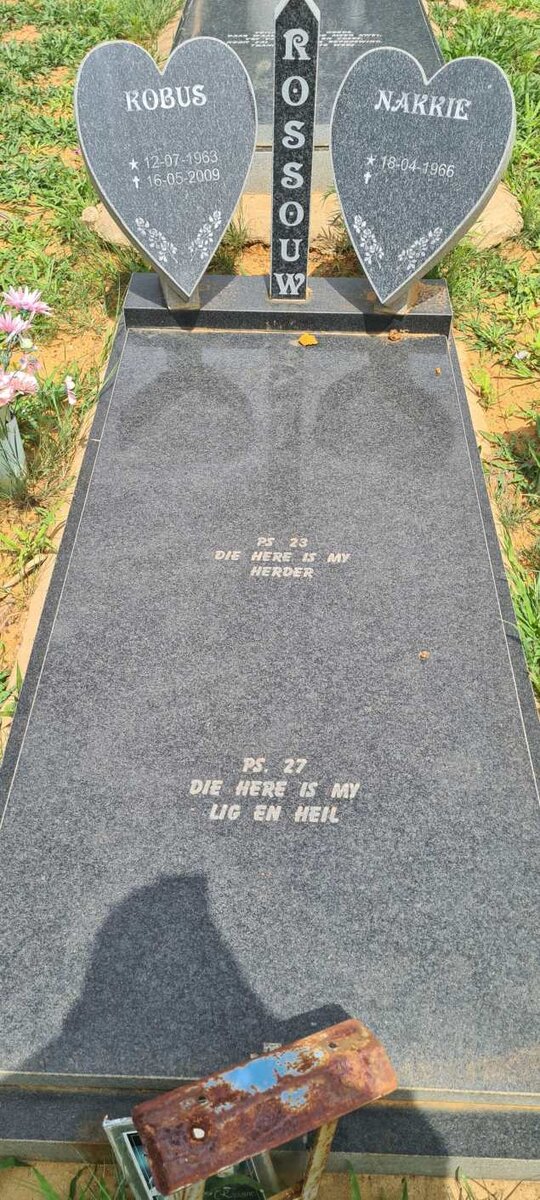 ROSSOUW Kobus 1963-2009 &amp; Nakkie 1966-