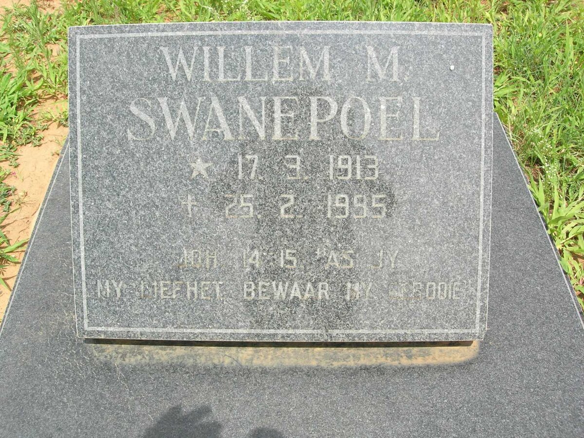 SWANEPOEL Willem M. 1913-1995