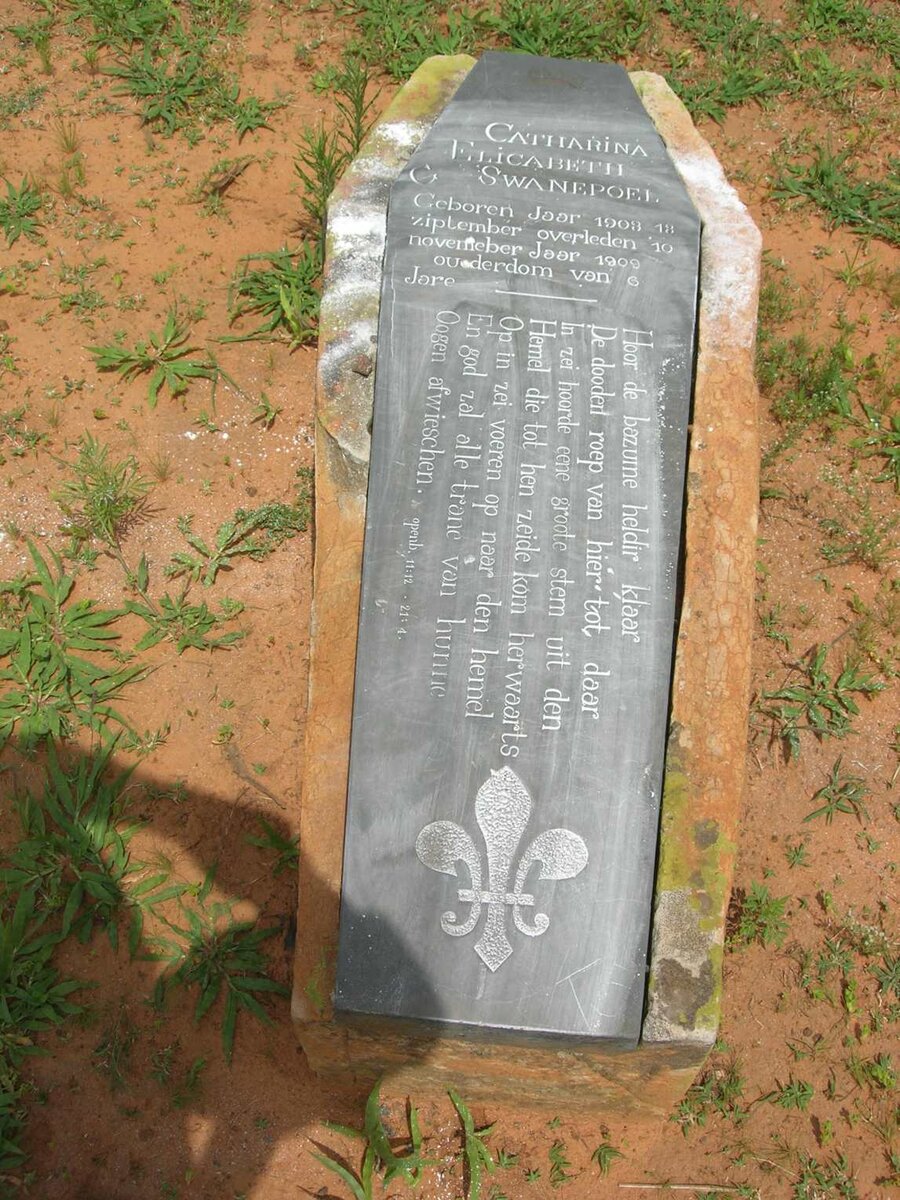 SWANEPOEL Catharina Elicabeth 1903-1909