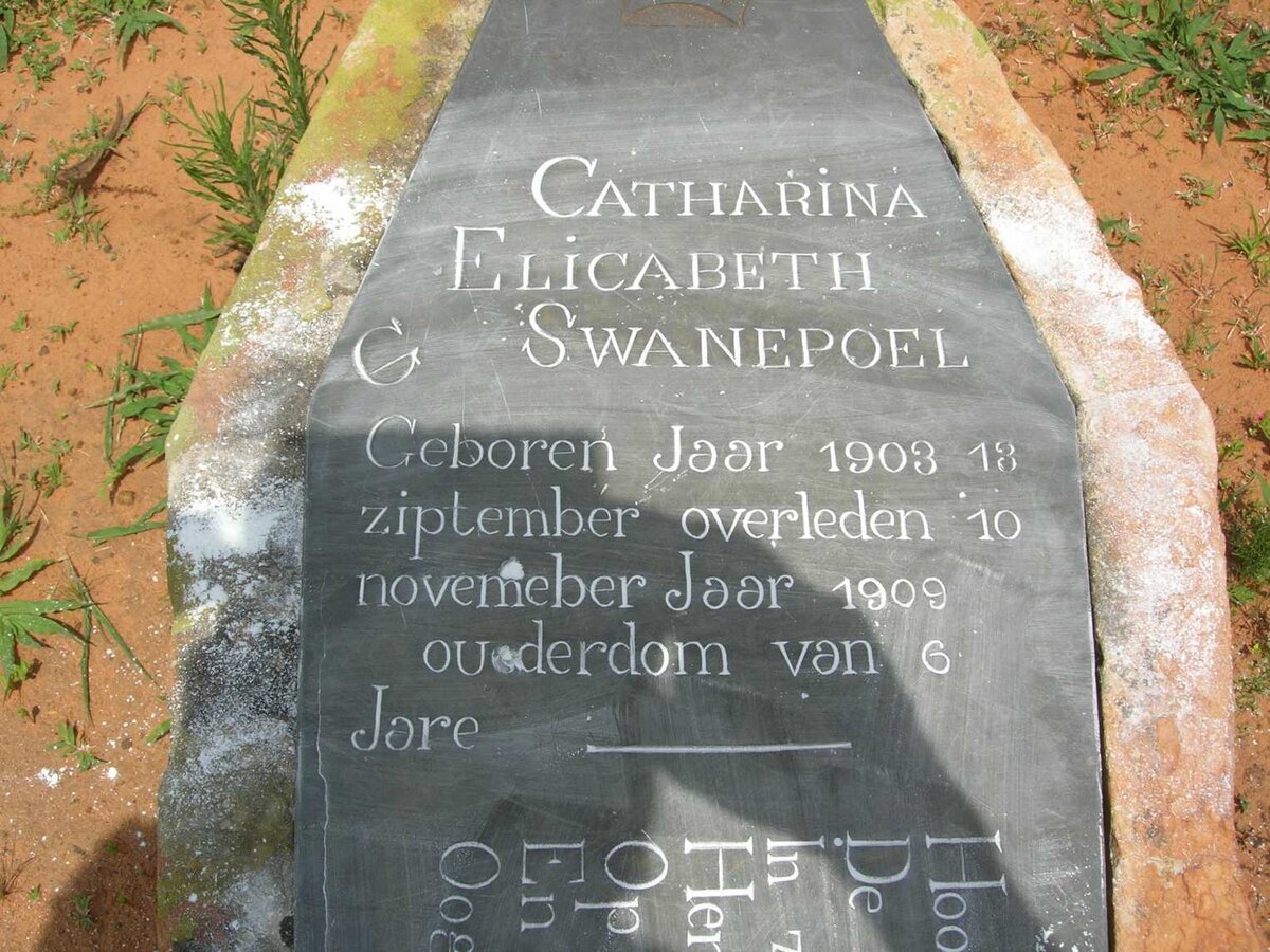 SWANEPOEL Catharina Elicabeth 1903-1909 