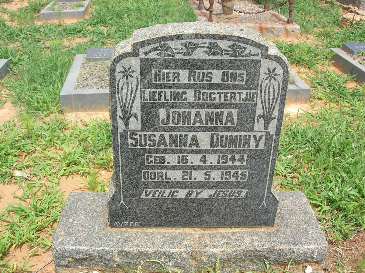 DUMINY Johanna Susanna 1944-1945