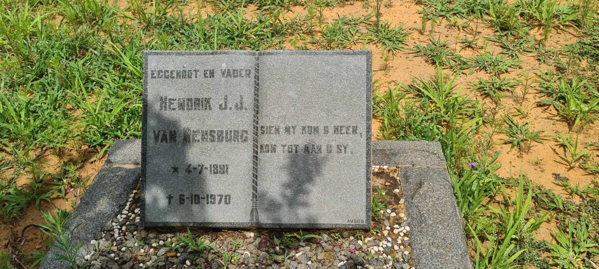 RENSBURG Hendrik J.J., van 1891-1970