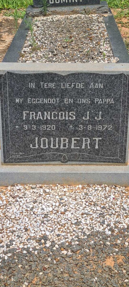 JOUBERT Francois J.J. 1920-1972