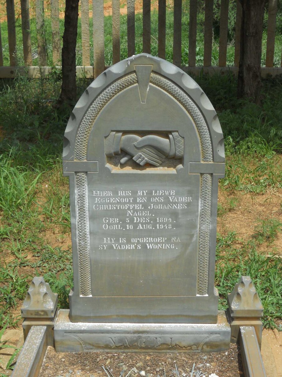 NAGEL Christoffel Johannes 1894-1948