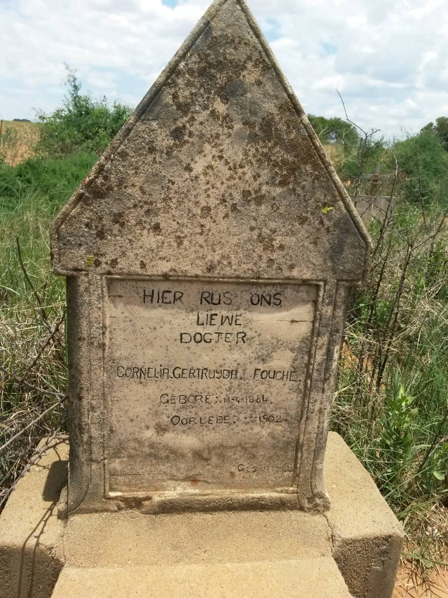 FOUCHE Cornelia Gertruyda 1884-1902