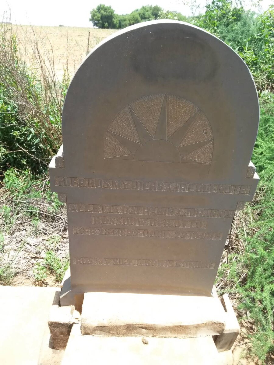 ROSSOUW Alletta Catharina Johanna nee OTTO 1892-1914