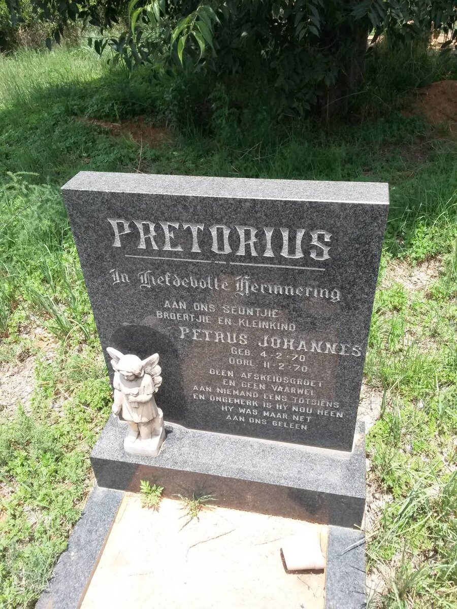 PRETORIUS Petrus Johannes 1970-1970