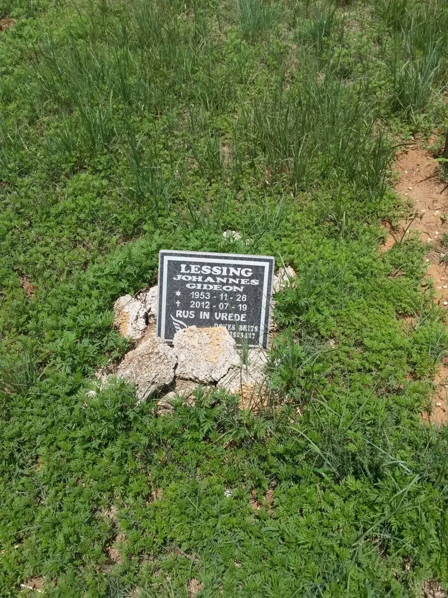 LESSING Johannes Gideon 1953-2012