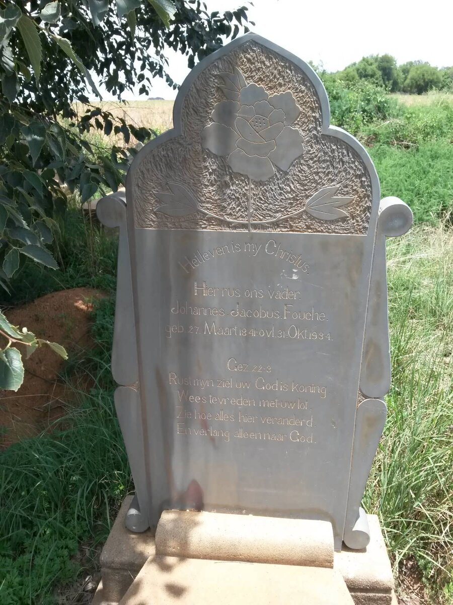 FOUCHE Johannes Jacobus 1841-1934