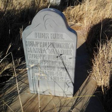 WESTHUIZEN Heletje Hendrika Maria, van der 1889-1900