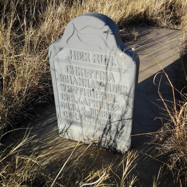 WESTHUIZEN Christina Johanna, van der 1894-1901