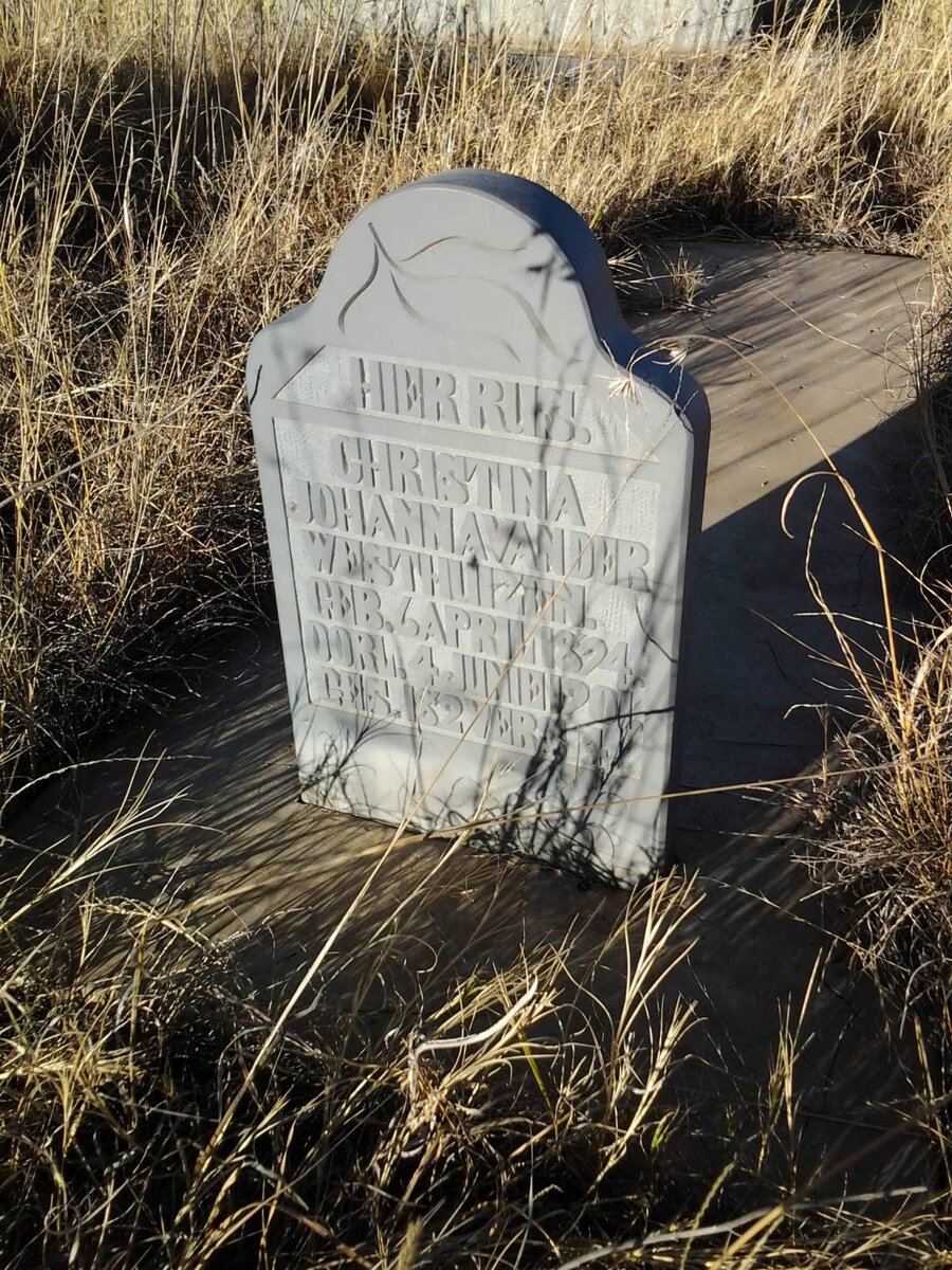 WESTHUIZEN Christina Johanna, van der 1894-1901