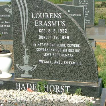 BADENHORST Lourens Erasmus 1932-1999