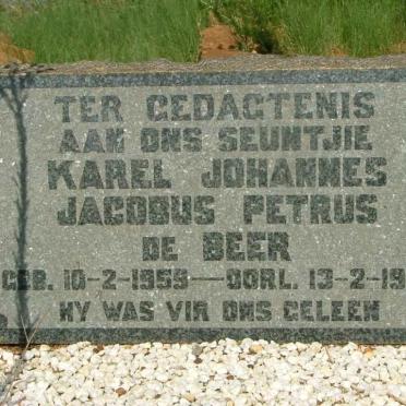 BEER Karel Johannes Jacobus Petrus, de 1959-1959