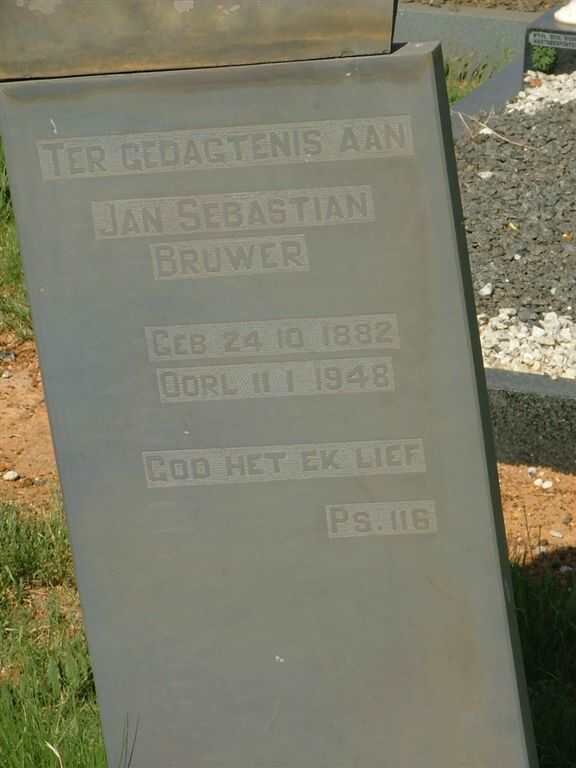 BRUWER Jan Sebastian 1882-1948