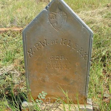 KLERK N.P.W., de 1864-1923