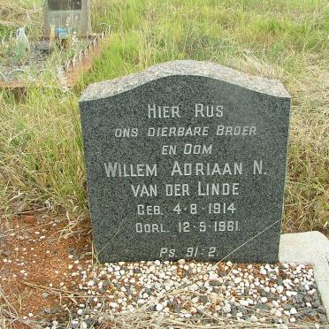 LINDE Willem Adriaan, van der 1914-1961