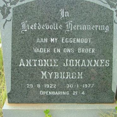MYBURGH Antonie Johannes 1922-1977