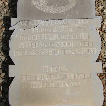 NIEKERK Cornelius Johannes Stephanus, van  1873-1957