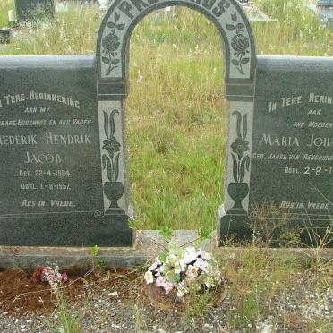 PRETORIUS Frederik Hendrik Jacob 1904-1957 &amp; Maria Johann  JANSE VAN RENSBURG 1910-1972