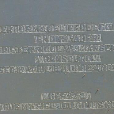 RENSBURG Pieter Nicolaas, Jansen van 1871-1946