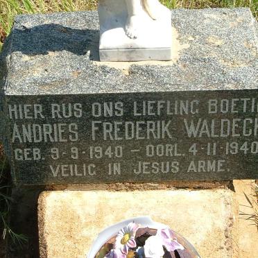 WALDECK Andries Frederik 1940-1940