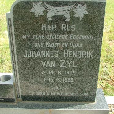 ZYL Johannes Hendrik, van 1909-1985