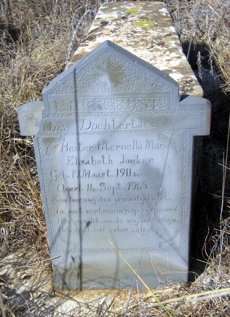 JONKER Hester Piternella Maria Elizabeth 1914-1915