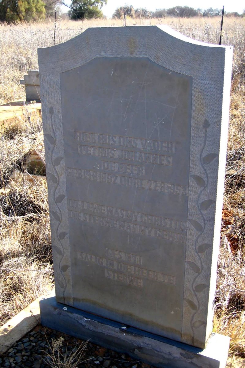 BEER Petrus Johannes, de 1892-1953