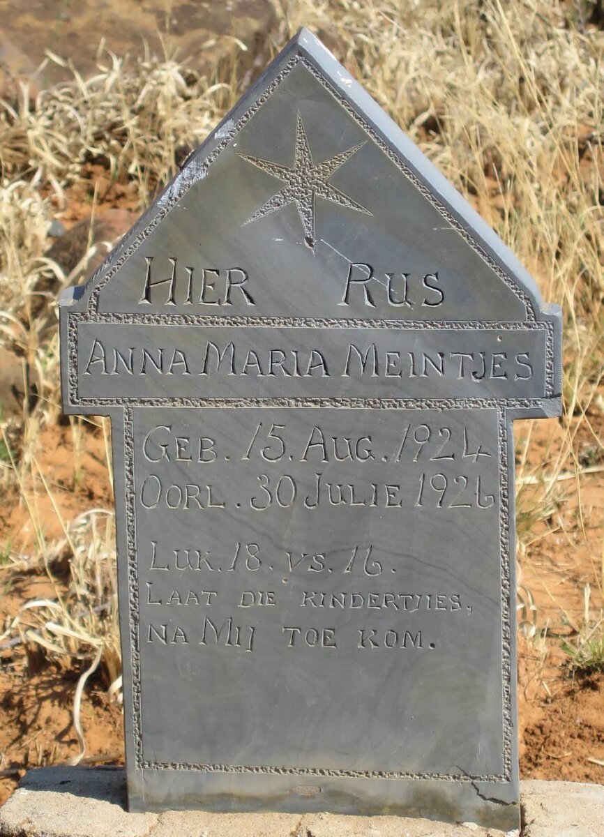 MEINTJES Anna Maria 1924-1926