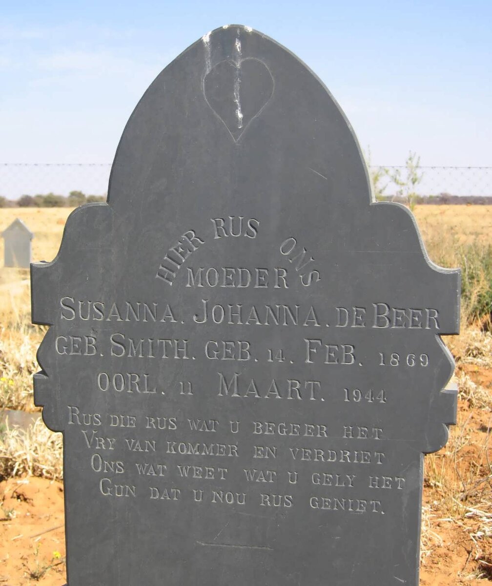 BEER Susanna Johanna, de nee SMITH 1869-1944