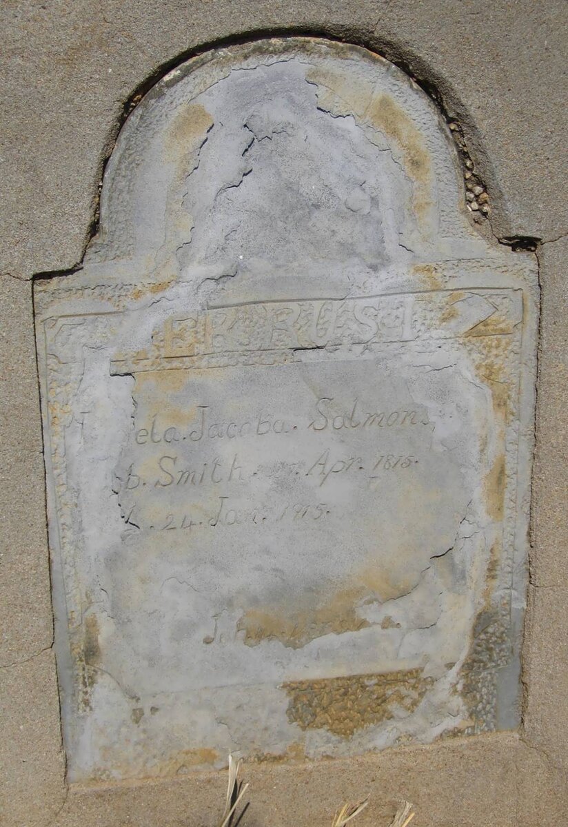 SALMONSE Janeta Jacoba nee SMITH 1815-1915