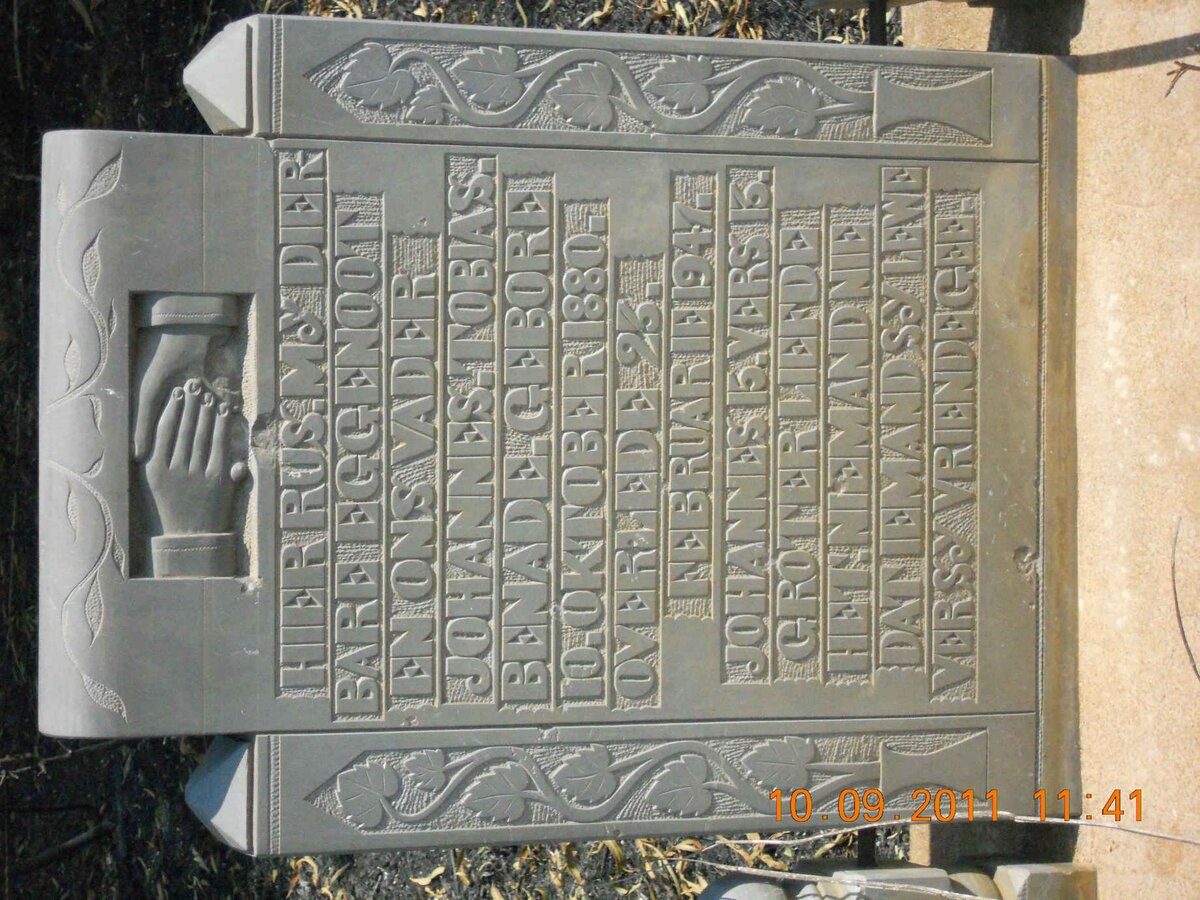 BENADE Johannes Tobias 1880-1947