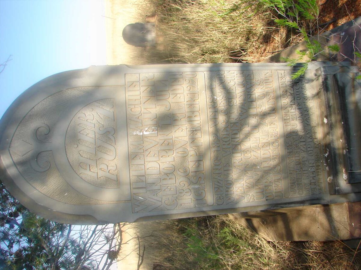 DEVENTER Willem Machiel, van 1896-1920