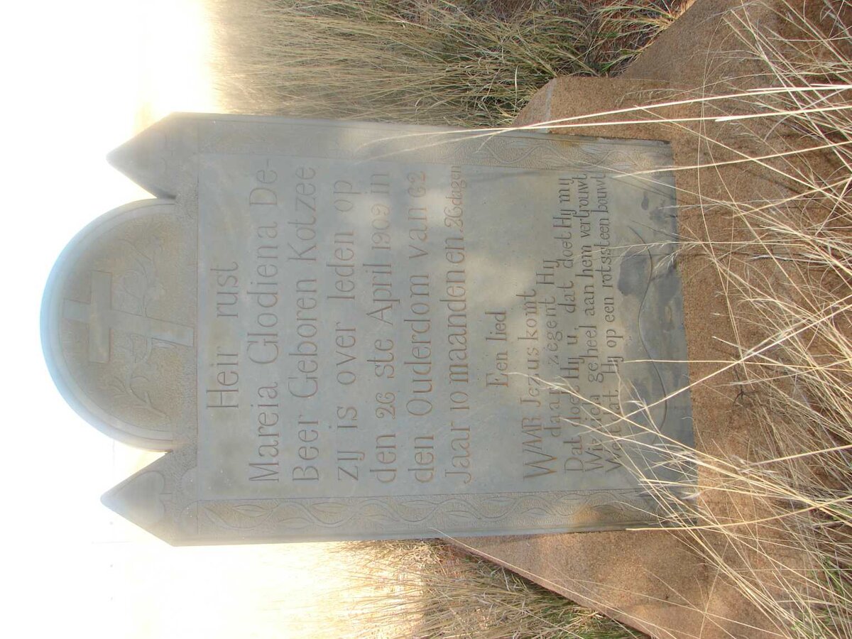 BEER Mareia Glodiena, de nee KOTZEE -1909