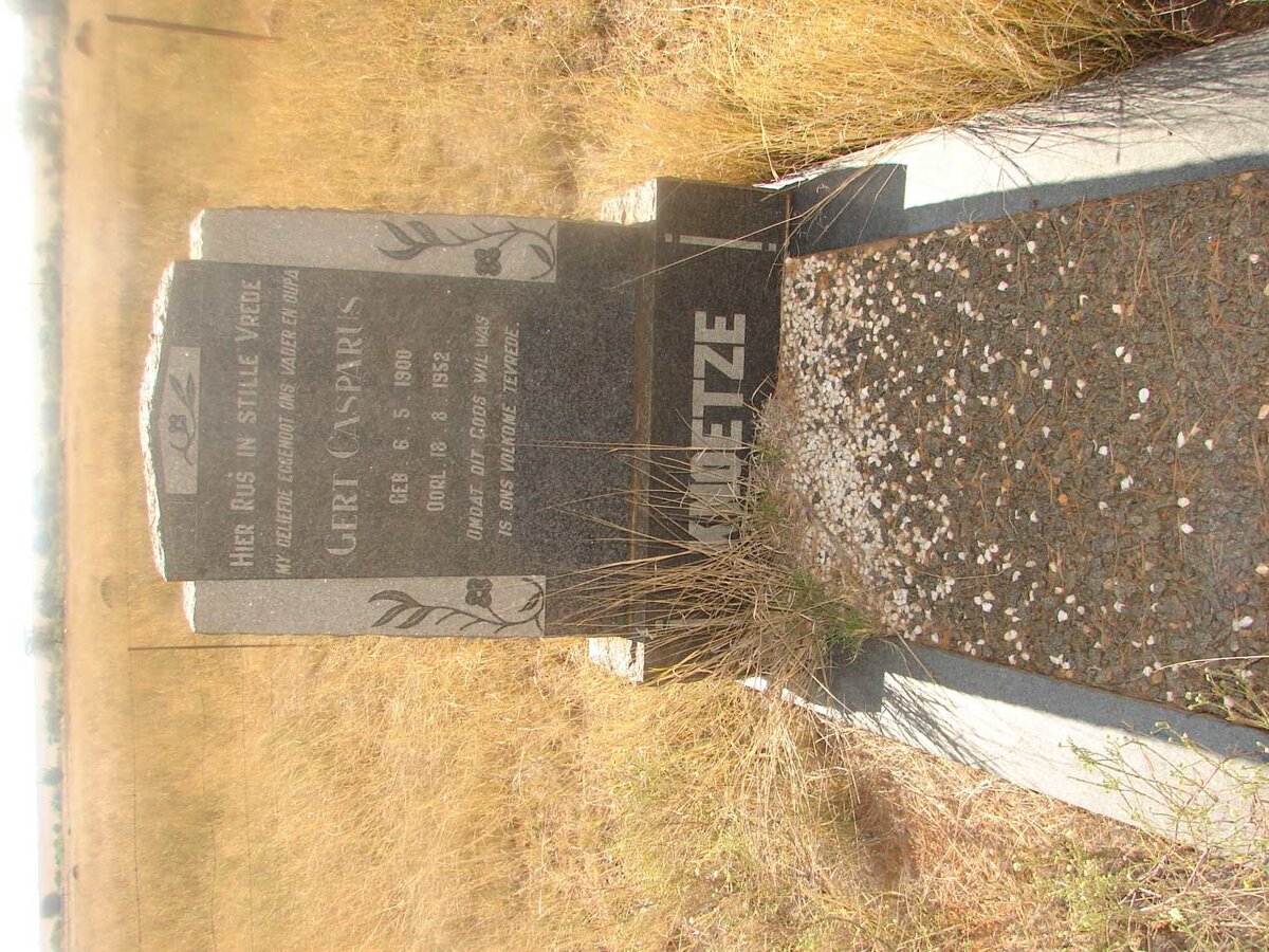 KNOETZE Gert Casparus 1900-1952