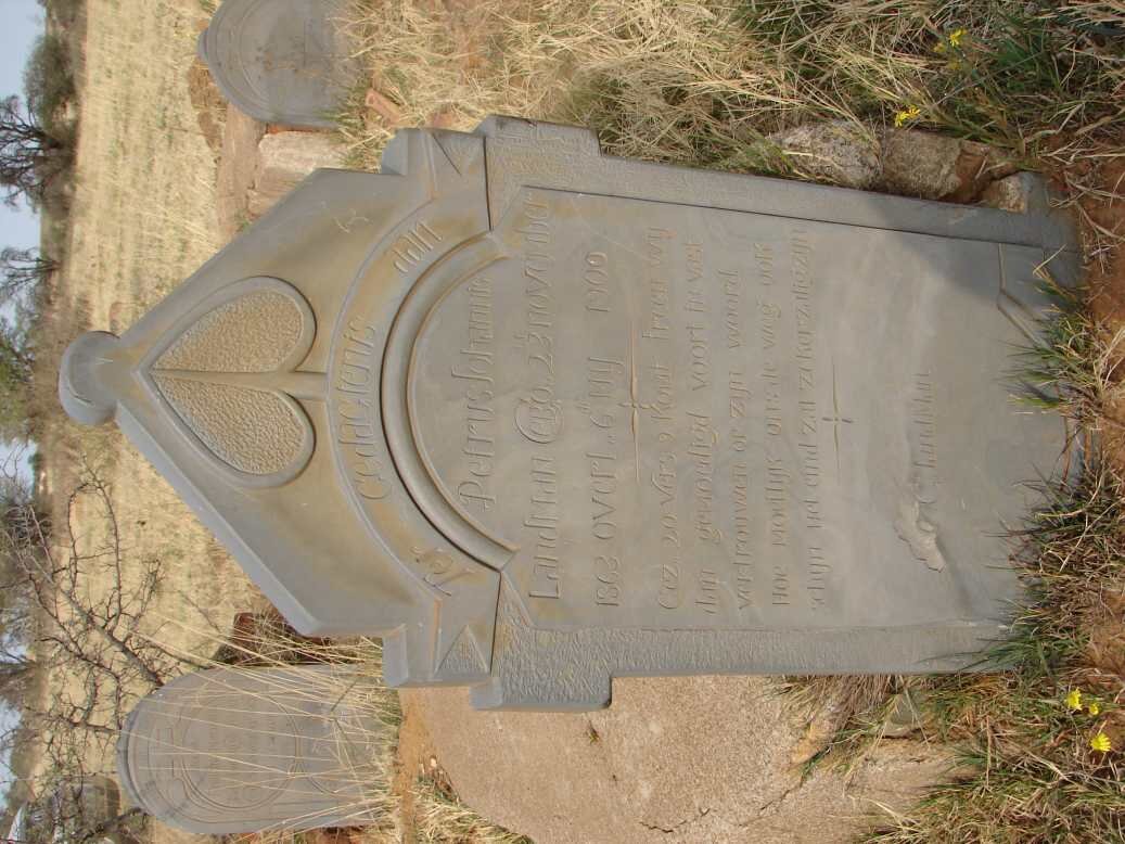 LANDMAN Petrus Johannes 1863-1900