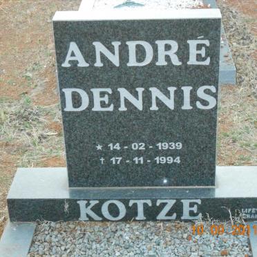 KOTZE Andre Dennis 1939-1994