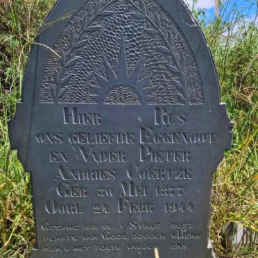 COERTZE Pieter Andries 1877-1944 