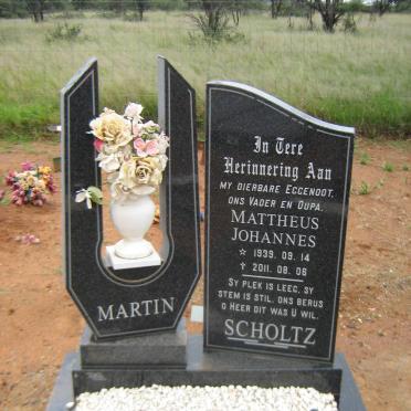 SCHOLTZ Mattheus Johannes 1939-2011