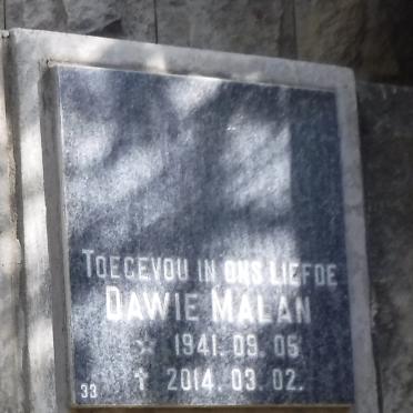 MALAN Dawie 1941-2014