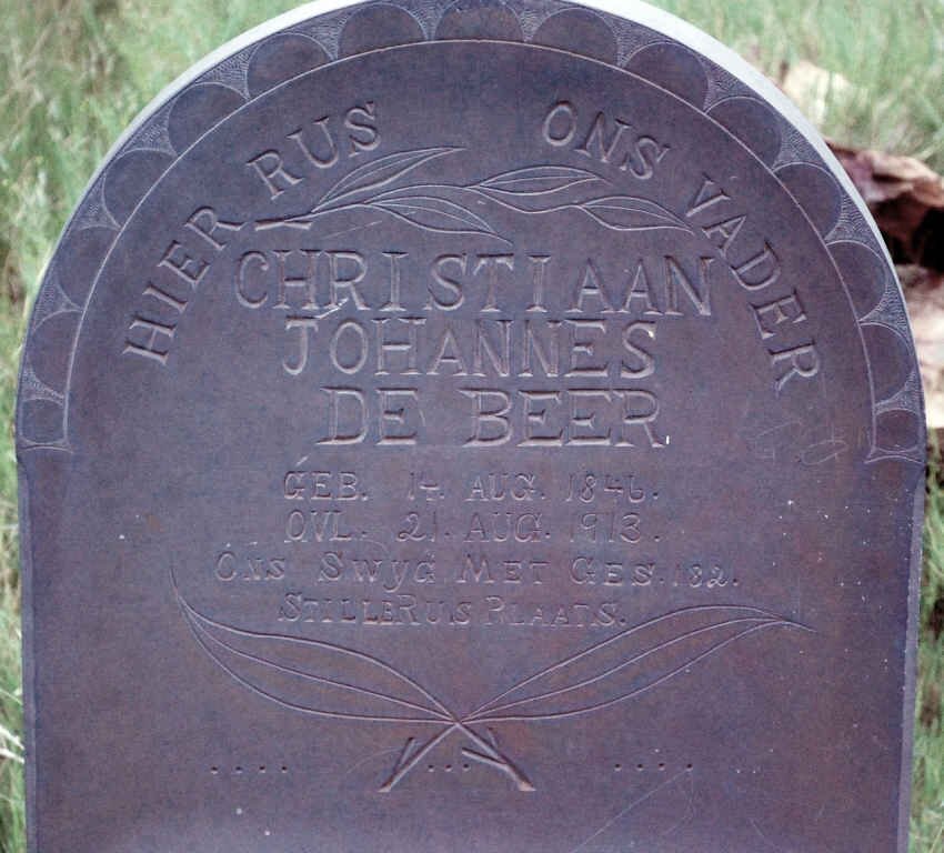 BEER Christiaan Johannes, de 1846-1913